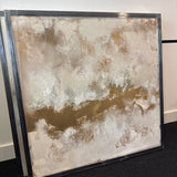 Gold textured canvas
