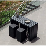 Bar Table Set inc Hocker Stools