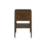 Abberley 1 Drawer Brown Bedside
