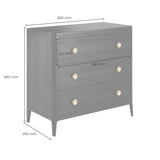 Abberley Black Chest of Drawers