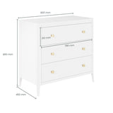 Abberley White Chest of Drawers