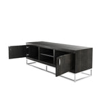 Hampton Black Shagreen TV Unit