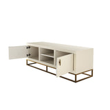 Hampton Ivory Shagreen TV Unit