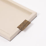 Wode Tray Rectangle Pumice Leather 47cm