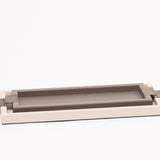 Wode Tray Rectangle Pumice Leather 47cm