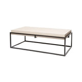 Caged Coffee Table Pumice Leather