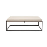 Caged Coffee Table Pumice Leather