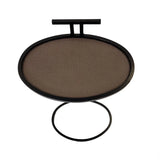Cocktail Table Oval Valen Leather