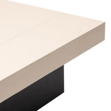 Cube Coffee Table Pumice Leather