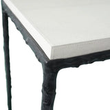 Arun Console Bronze Nera Pumice Leather