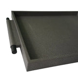 Arlington Tray Grey Shagreen Leather