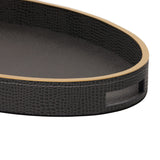 Paragon Oval Tray Komodo Leather
