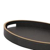 Paragon Oval Tray Komodo Leather