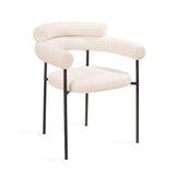 Alita Dining Chair - Polar Boucle