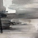 Monochrome bespoke painted canvas