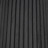 Leckford Black Oak Ribbed Occasional Table