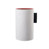 Santi II Ceramic Vase - White and Red