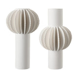 Lara Ceramic Vase - White