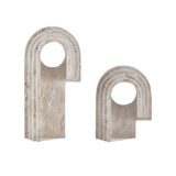 Toccino Large Sculpture - Beige Travertine