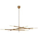 Rousseau Grande Eight Light Articulating Chandelier