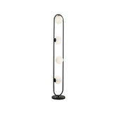 Luca Matt Black Floor Lamp